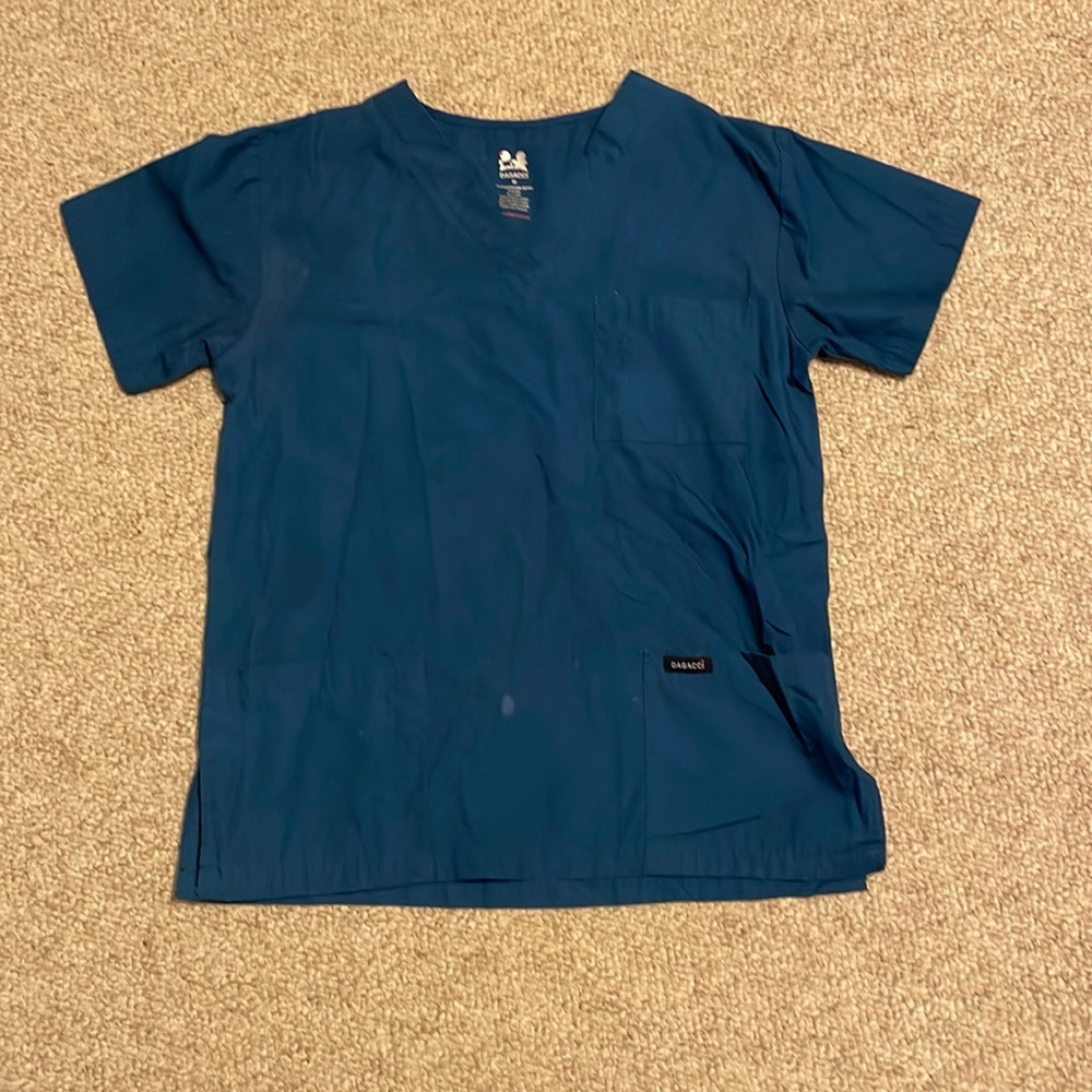 Blue scrub set
